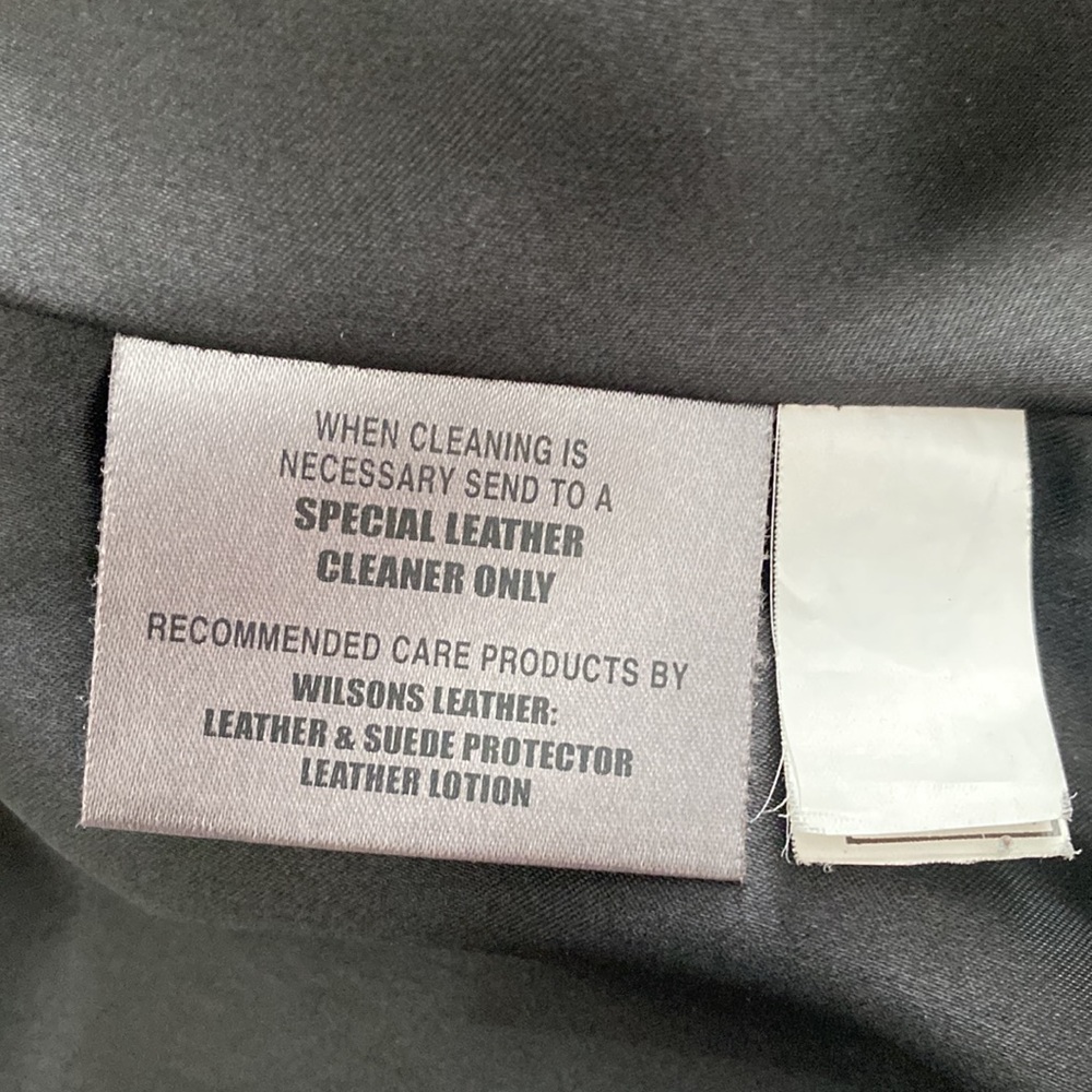 Wilson's butter leather jacket w/ removable fur collar - Picture 7 of 11